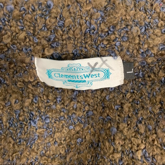 Vintage Clements West wool blend long sweater coat - Picture 13 of 16